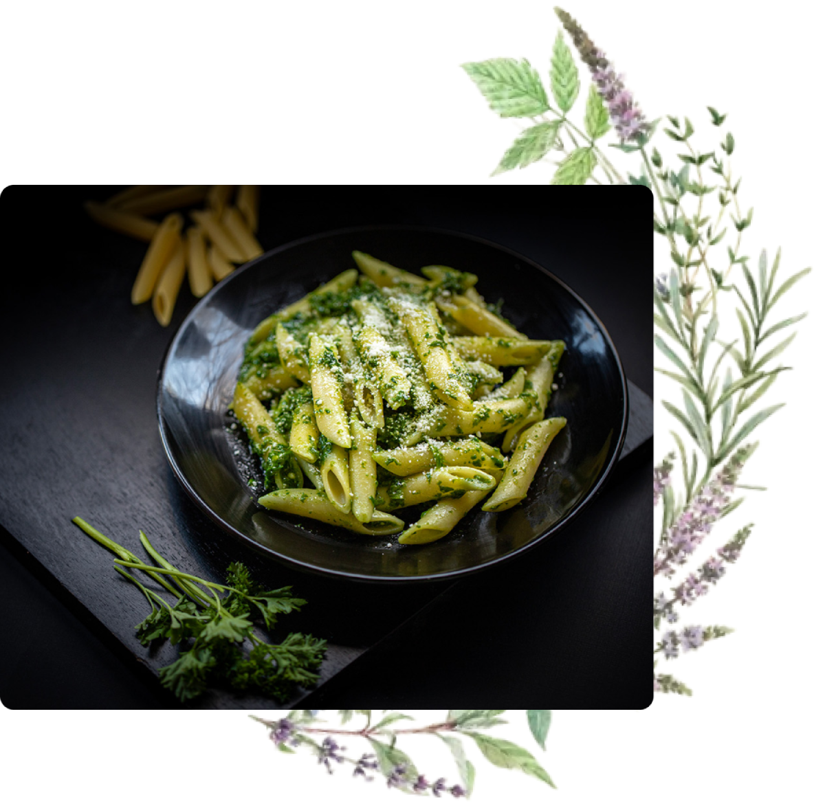 Slide 1 - Basil Pasta